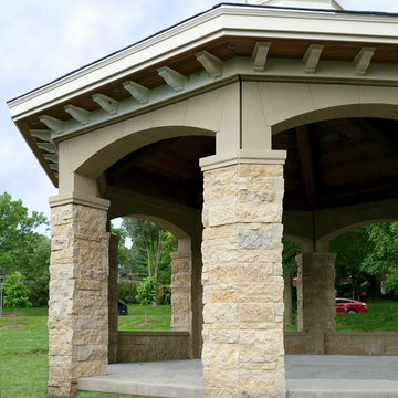 Stone used for outdoor living areas