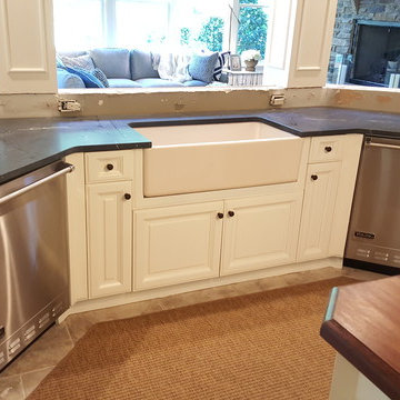 Large Kitchen Cabinet Refinishing