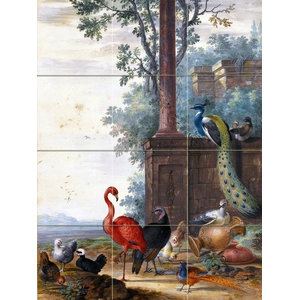 Tile Mural Miranda By John William Waterhouse 6 X8 Traditional Tile Murals By Flekmanart