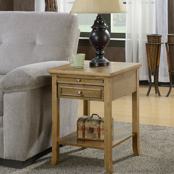 American Heritage Logan End Table with Drawer and Slide
