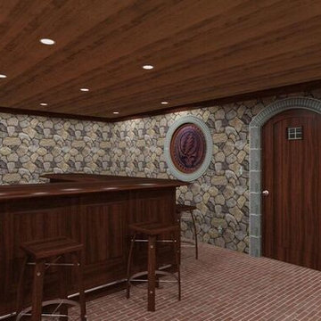 Custom Colonial (3D Rendering))