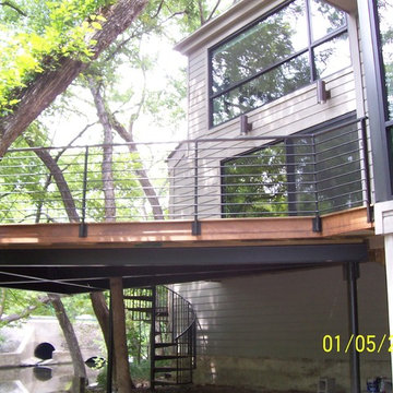 Second Story Spiral Staircase