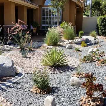 Water-Wise Home Yard Landscaping Project in Temecula