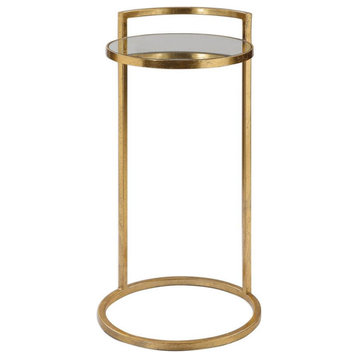 Uttermost Cailin 14 x 26" Gold Accent Table