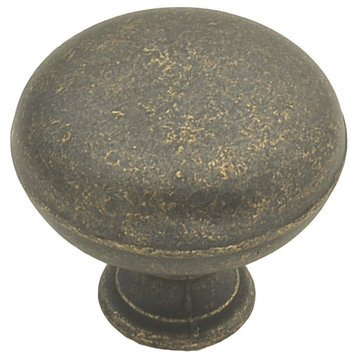 Belwith Hickory 1-1/4 " Oxford Antique Windover Antique Cabinet Knob PA1218-WOA