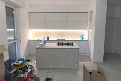 Immagine di una cucina minimal