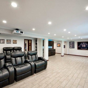 Modern Basement Remodel