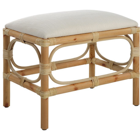 Laguna Small White Bench