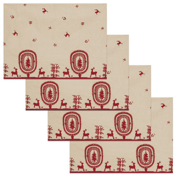 Felicity 14"x19" Placemats (Set of 4), Natural