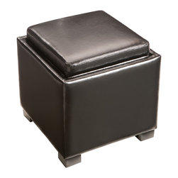 Traci II Flip-Top Storage Ottoman - Footstools And Ottomans