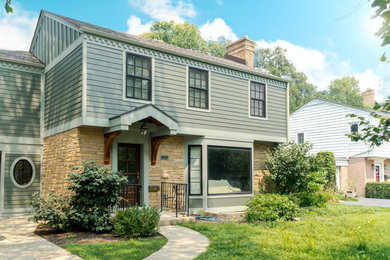 Inspiration for a timeless exterior home remodel in Chicago