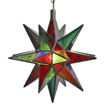 Colorful Moravian Star Lamp
