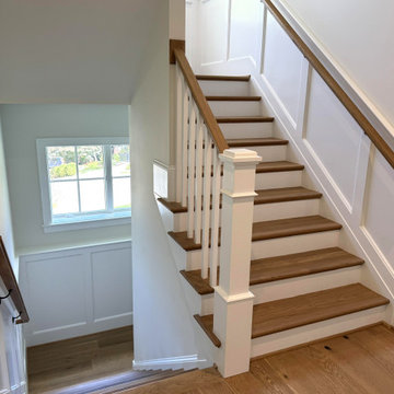 Project #141 | Timeless Switchback Staircase with Traditional Box Newels