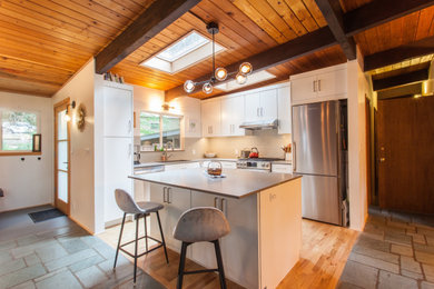 Inspiration for a 1960s kitchen remodel in Seattle