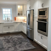 white tile kitchen