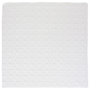 Landyn Double Bed Fabric Quilt, White