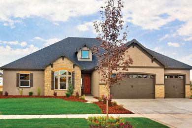Example of a classic home design design in Boise