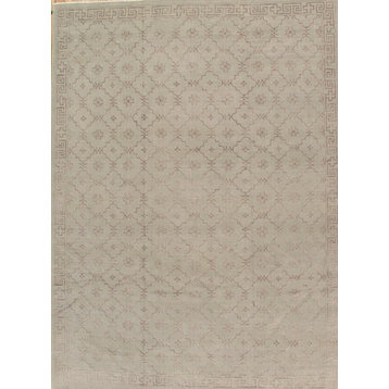 Pasargad Khotan Collection Hand-Knotted Lamb's Wool Area Rug- 9' 3" X 12' 3"