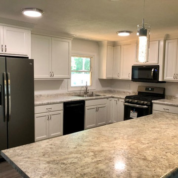 Bettendorf Flip Home-Koch Cabinets Painted Ivory and Fog
