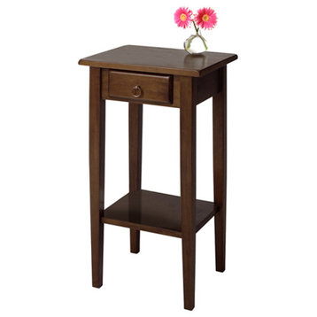 Winsome Wood Regalia Accent Table With Drawer, Shelf