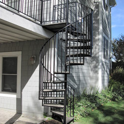 New deck railing and spiral staircase - Outdoor Products