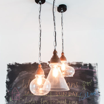Clear Glass Pendant Lamps (Pendant, Bowl)