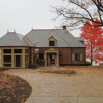 Lakefront Tudor Revival - Screened Porch Addition