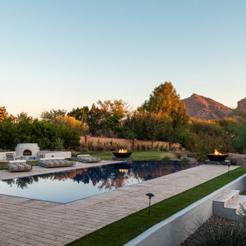 Paradise Pool and Outdoor Living Landscape on Paradise Valley