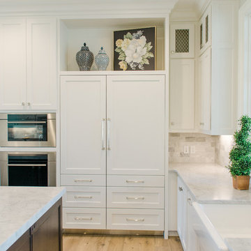 Kitchen | Hallmark Floors Alta Vista, Malibu French Oak, Heather Petersen Design