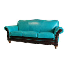 50 Most Por Eclectic Sofas Couches For 2018 Houzz Great Blue Heron Albuquerque 3 Cushion Turquoise Sofa Sofas