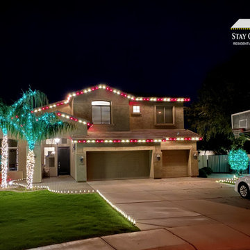 Christmas Light Installation by Stay Off The Roof!