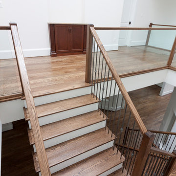 Project #44 | Contemporary Staircase with Skylit Stairwell