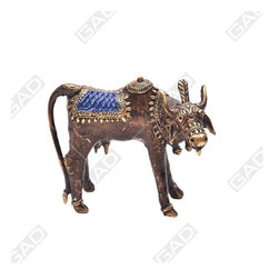 DHOKRA BEAUTIFUL COW - Decorative Objects And Figurines