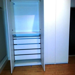 IKEA PAX Wardrobe Assembly ~ Downtown LA Loft - Closet Organizers