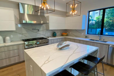 Example of a kitchen design in Los Angeles