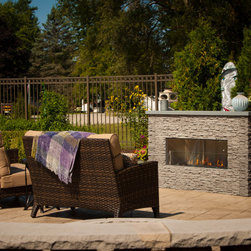 Kalea Bay Outdoor Fireplace - Outdoor Fireplaces