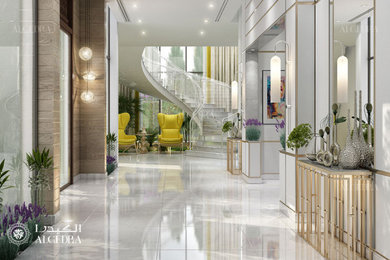 Hallway - modern hallway idea in Other