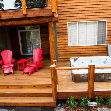 Sunk in Hot Tub in the Wilderness