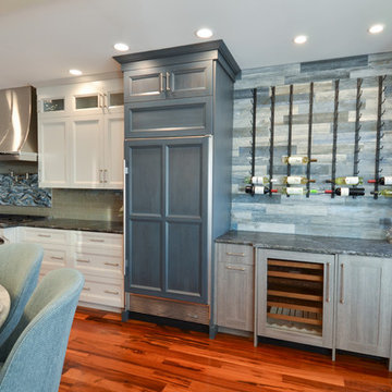 Stunning Kitchen with rustic beach accents in York ME