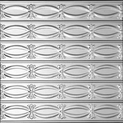 0303 Tin Ceiling Tile - Classic - RIBBONS-N-BOWS - Ceiling Tile