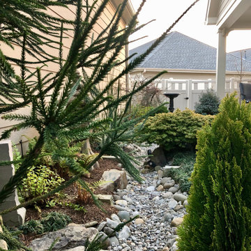 Asian-Inspired Courtyard Garden, After Photo.