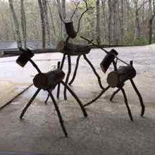 Rustic Yard Art