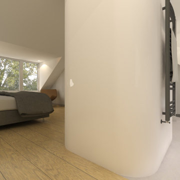 Bedroom with ensuite bathroom