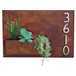 Rustic House Numbers by Mod Mettle