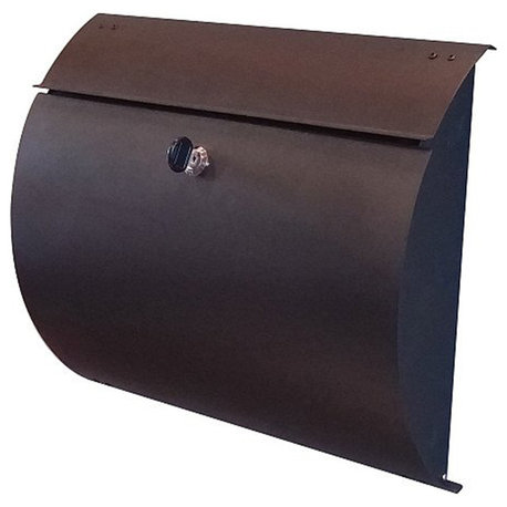 Spira WallBox Mailbox, Matte Black