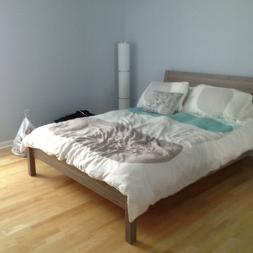 Florida Beach House Bedroom Guatambu Hardwood Flooring