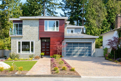Example of a minimalist exterior home design in San Francisco