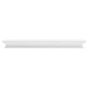 NovaSolo Halifax Extra Long Floating Wall Shelf in Pure White