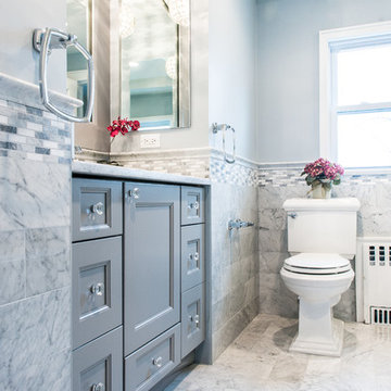 Bathroom Remodel with integrated laundry