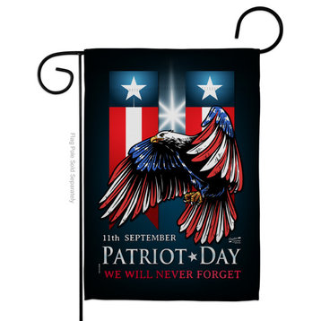 911 Patriot Day Americana Military Garden Flag